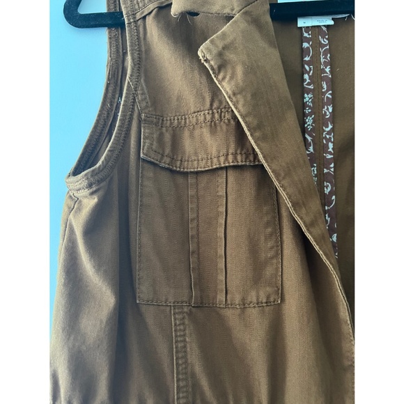 Anthropologie Vest with Removable Faux Fur Trim -  size M - Picture 4 of 5